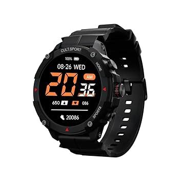 CULTSPORT Ranger Xr 1.43" Amoled Outdoor Rugged Smartwatch for Men, 850 ...