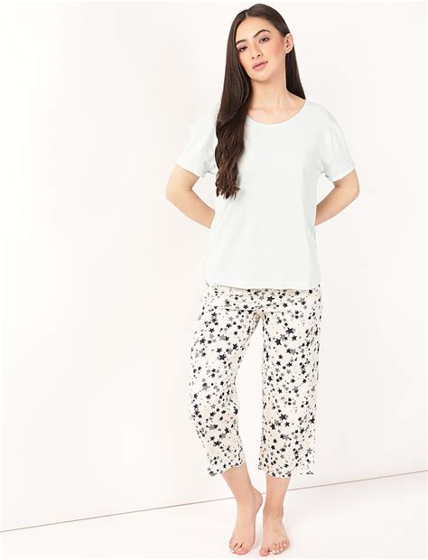 Buy 2 Pack Pure Cotton Regular Fit Pyjama Set at Marks & Spencer