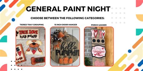 Paint Night Hosted by Board N Beam - Porch Leaner, Door Hanger or ...