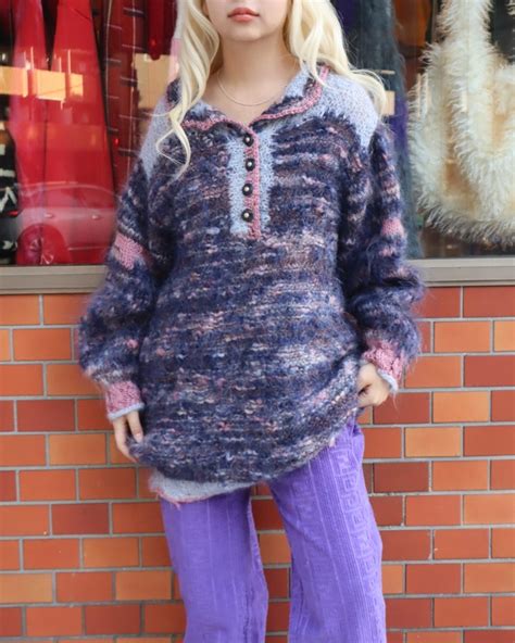 euro 1980's handmade mohair sweater | ROSE vintage