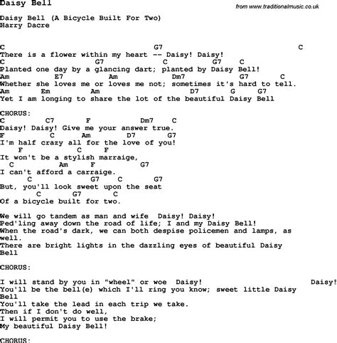 Daisy Bell Japanese Lyrics at Joel Donovan blog