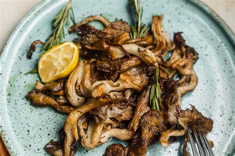 Pan Fried Oyster Mushrooms with Rosemary - Home Cooking Collective
