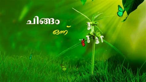 ചിങ്ങം 1 പിറന്നു... മലയാളികള്‍ക്കിനി പൊന്നിന്‍ ചിങ്ങ മാസം - chingam 1 ...