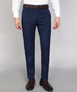 Raymond Slim Fit Men Dark Blue Trousers - Buy Raymond Slim Fit Men Dark ...