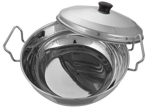 Buy SILVER Craft Stainless Steel Multi Purpose Kadai, 4 Liter, Silver ...