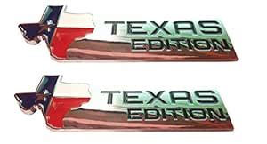 Muzzys (SET OF 2) XL TEXAS EDITION Emblems Badges FITS F0RD 150 250 350 ...
