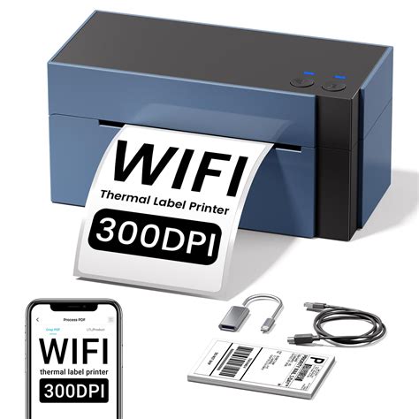 Phomemo Wifi Shipping Label Printer 4x6 344wf Wifi Thermal Label ...
