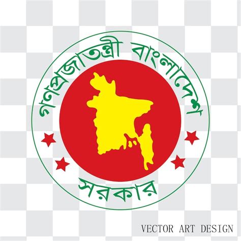 Government logo art design template print | Premium Vector