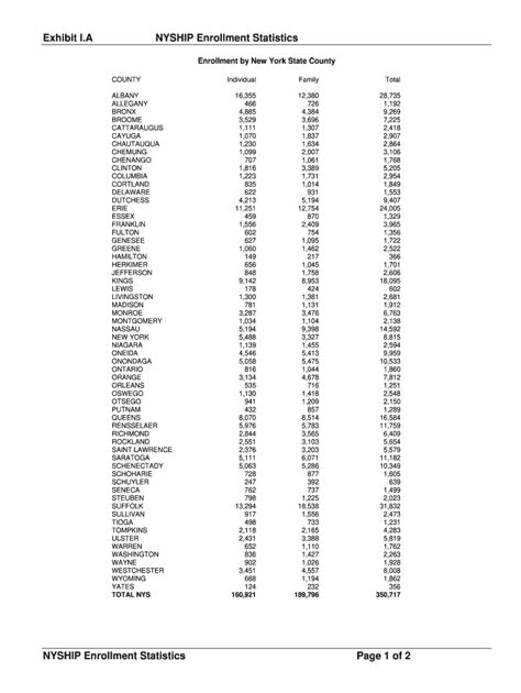NY NYSHIP Enrollment Statistics Form - Fill Online, Printable, Fillable ...