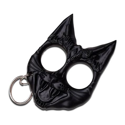 Wild Cat Self Defense Keychain Black-6L0-BK-13BK