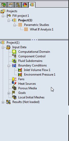 Surface Plots Flow Simulation SolidWorks 的图像结果