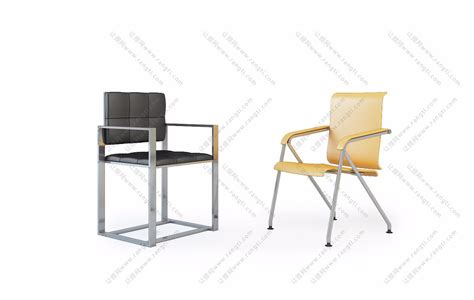 Vitra 现代会客椅/办公休闲椅_设计素材库免费下载-美间设计