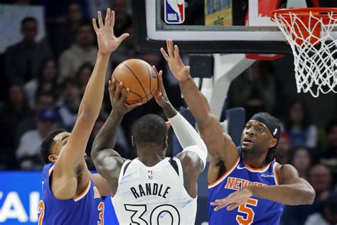 Minnesota Timberwolves vs New York Knicks Predicted Starting Lineups ...