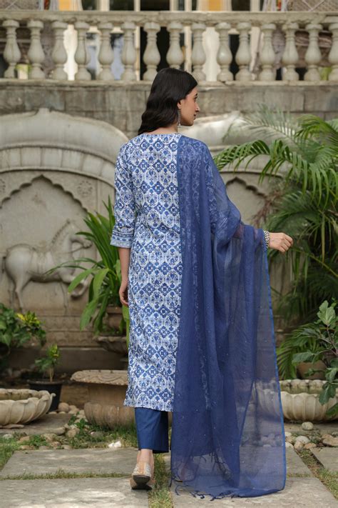 Madhavi Handblock Kurta – Vari
