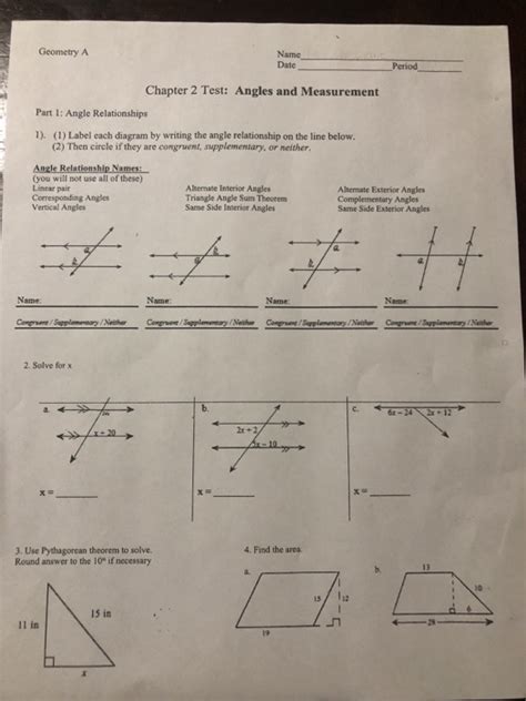 Chapter 2 Geometry Test 的图像结果