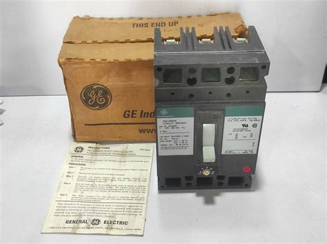 GE TEC36007 Mag-Break Circuit Breaker 7Amp 600VAC~ 3Pole TCAL14 – S N ...