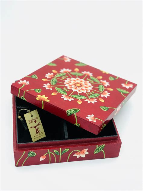 Pichwai Handpainted Wooden Boxes | Truly Tribal