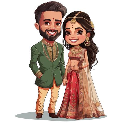 Indian wedding cartoon Images - Free Download on Freepik