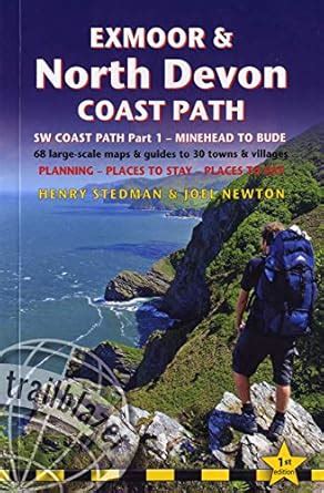 Buy Trailblazer Exmoor & North Devon Coast Path: Minehead to Bude: 68 ...