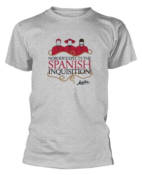 Monty Python 'Spanish Inquisition' (Grey) T-Shirt