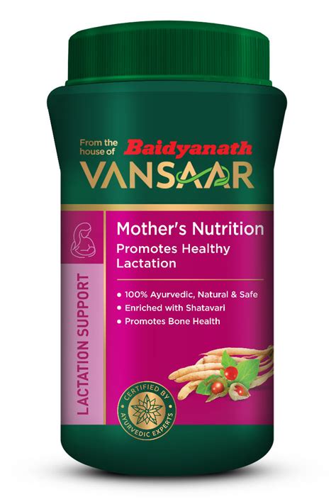 Baidyanath Vansaar Mother's Nutrition for Lactation Support, 200 gm ...