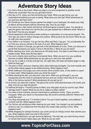 Adventure Story Ideas 的图像结果