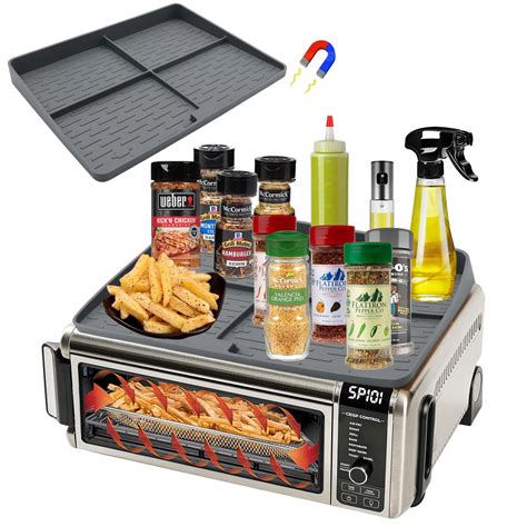 Amazon.com: Femont Magnetic Silicone Spice Organize Tray Oven Top Rack ...