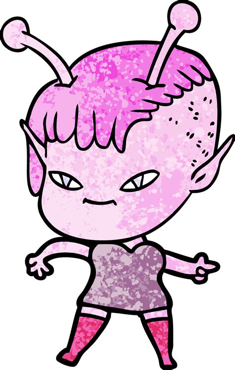 Alien Girl Drawing 的图像结果