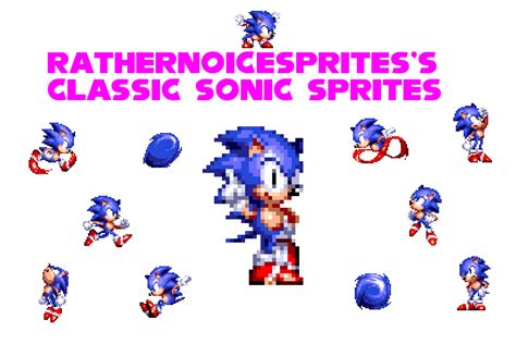 RatherNoiceSprites's Classic Sonic Sprites Mod for Sonic the Hedgehog ...