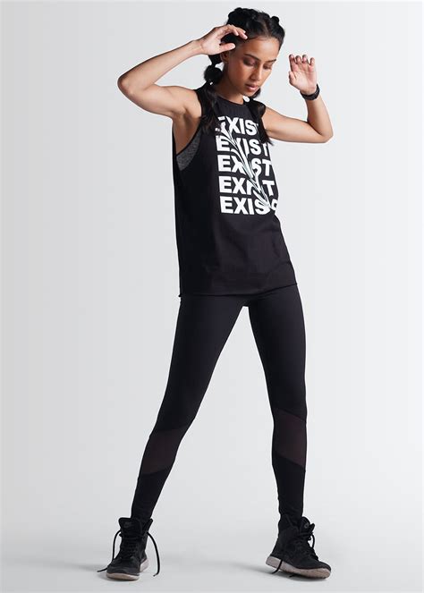 Get "Exists" Graphic Black Sleeveless Top at ₹ 1000 | LBB Shop