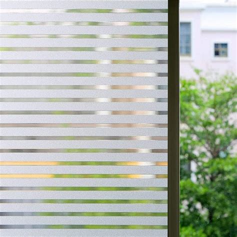 Buy WINDOWX Vinyl Frosted Window Self Adhesive Privacy Glass Film for ...
