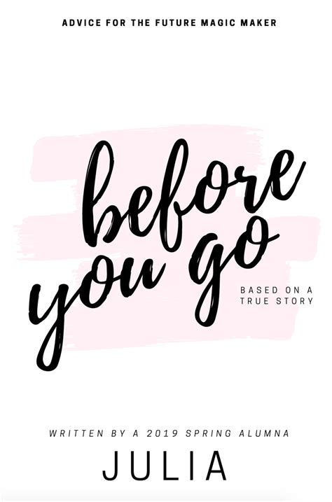 Image result for Before You Go Tutorial