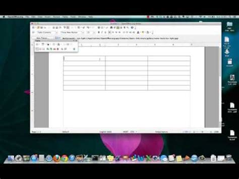 OpenOffice CreateTable Command 的图像结果