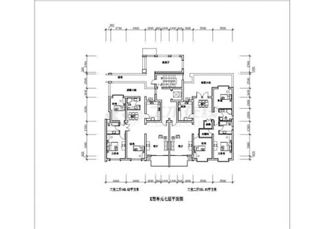 三室二厅143平米N26装修设计图纸_五居室_土木在线