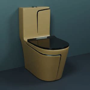 4VIEW One-Piece Western Commode | Modern Ceramic Water Closet with Soft ...