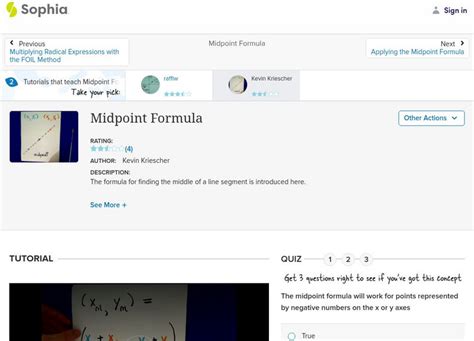 The Midpoint Formula Video Lesson 的图像结果