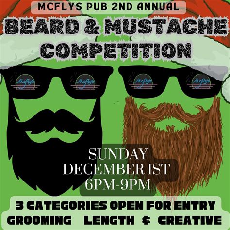 ?McFlys Beard & Mustache Competition! ?, McFly's Pub, Fort Worth, 1 ...