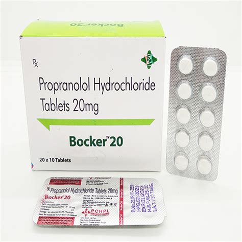 Bocker-SR 20 Tablets Psychocare Health Pvt. Ltd.