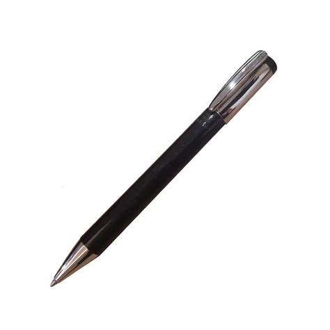 Delta Mask Black Resin with Polished Chrome Cap Ballpoint Pen : Amazon ...