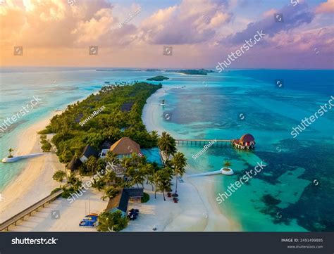 Paradise On Earth Maldives Island ️ Stock Photo 2491499885 | Shutterstock