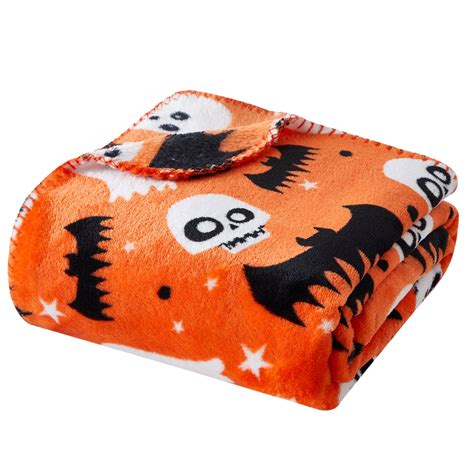 Way To Celebrate Halloween Toss Throw Blanket, Orange, Standard Throw ...