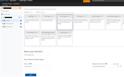 Image result for Azure Web Job Queue Trigger Example