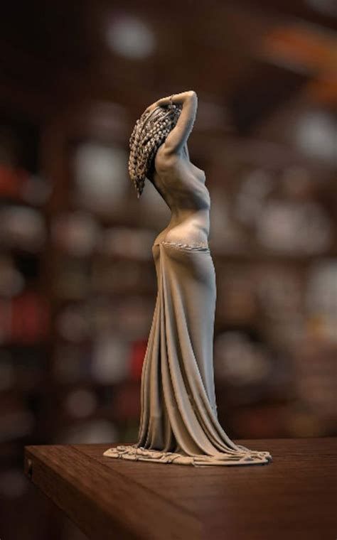 3d Stl Naked Belly Dancer Drawing File,digital Drawing File,3d Printer ...