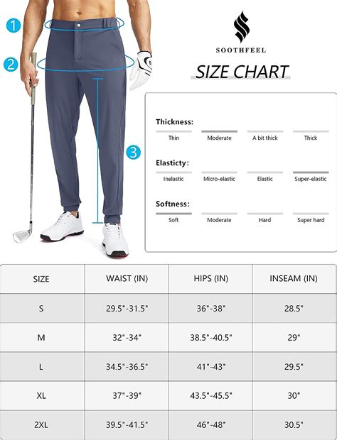 Soothfeel Men's Golf Joggers Pants Review - Golf Chippy