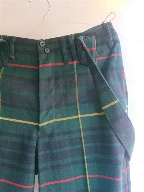 Sick and Tired "CLASSIC SLACKS PANTS WITH SUSPENDER" Tartan Check Color ...