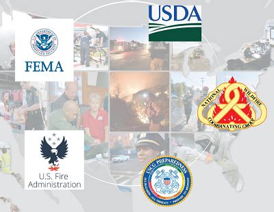 Image of the United States with logos of Federal Emergency Management ...