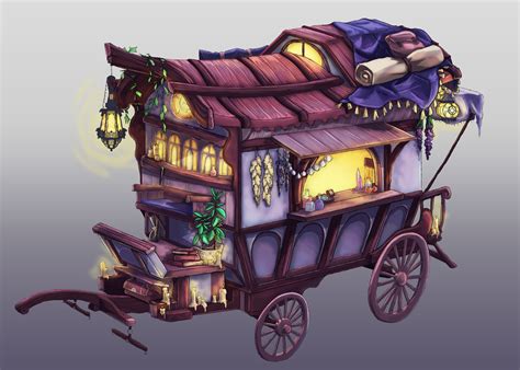 Fantasy Gypsy Wagon