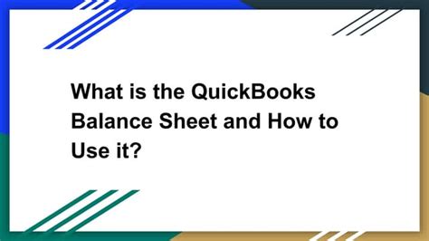 Image result for QuickBooks Balance Sheet