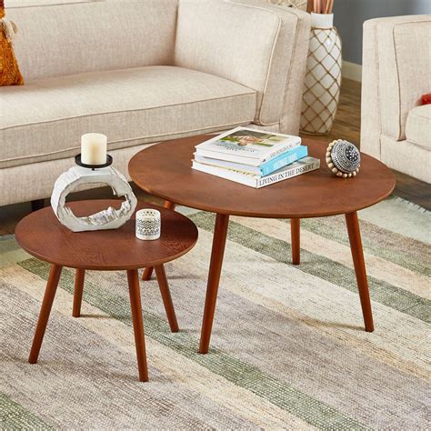 Buy Stafford 2-Piece Coffee Table and End Table Set - Brown from Home ...