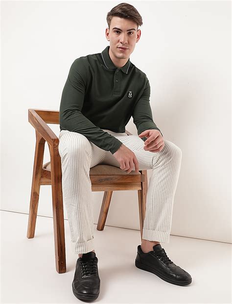 Buy Pure Cotton Logo Polo Collar T-shirt at Marks & Spencer